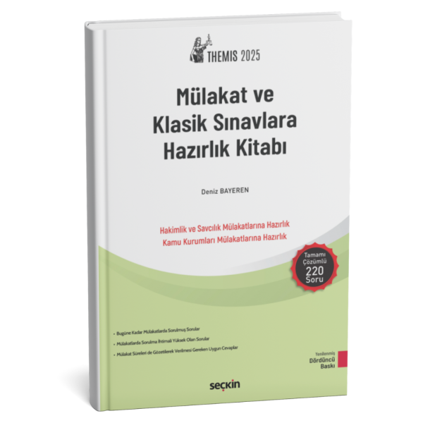 2025 THEMIS – Mülakat ve Klasik Sınavlara Hazırlık Kitabı