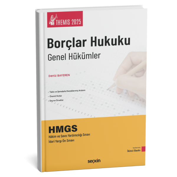 2025 THEMIS – Borçlar Hukuku Genel Hükümler Konu Kitabı