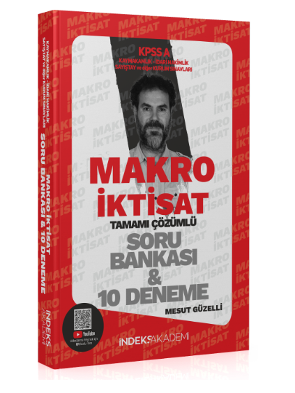 2025 KPSS A Grubu Makro İktisat Video Ders Notları + Soru Bankası 2 li Set - Mesut Güzelli