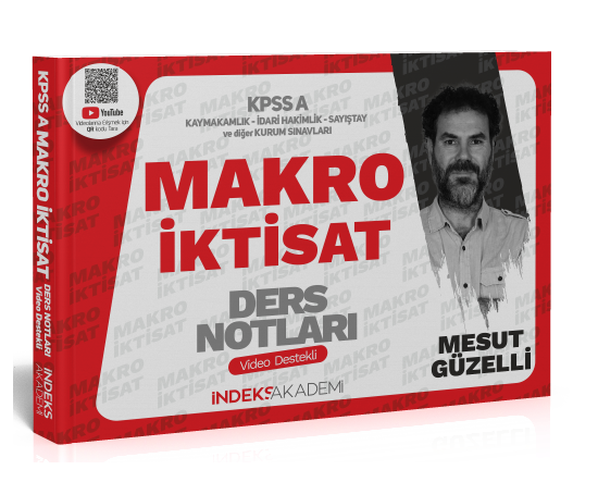 2025 KPSS A Grubu Makro İktisat Video Ders Notları + Soru Bankası 2 li Set - Mesut Güzelli