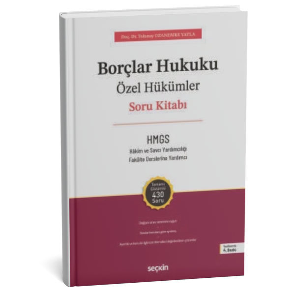 2025 Borçlar Hukuku Özel Hükümler 2'li Konu Soru Kitabı Seti (Doç. Dr. Tolunay OZANEMRE YAYLA)