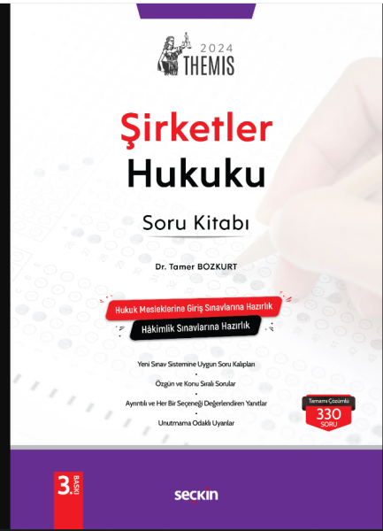 2024 ŞİRKETLER HUKUKU SORU KİTABI