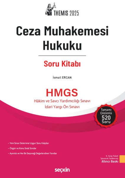 2025 THEMIS – Ceza Muhakemesi Hukuku Soru Kitabı