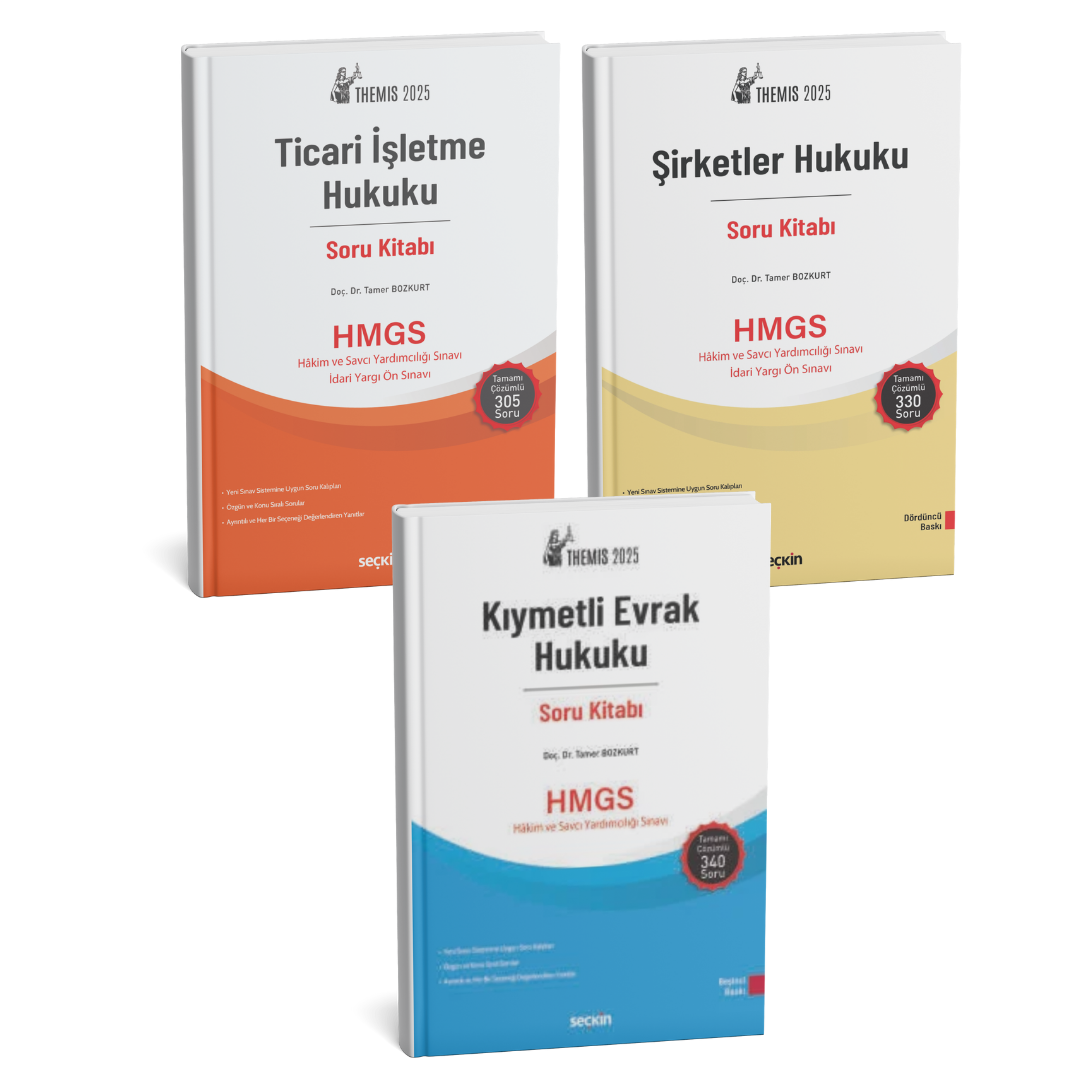 2025 THEMIS Ticaret Hukuku Soru Seti (3 KİTAP)