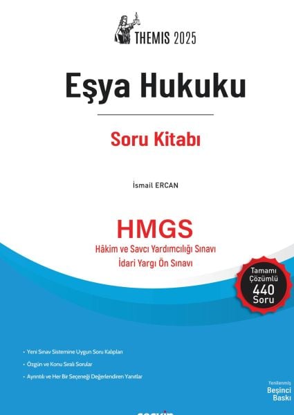 2025 THEMIS – Eşya Hukuku Soru Kitabı