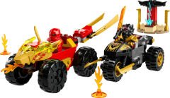 LEGO NINJAGO Kai ve Ras'ın Araba ve Motosiklet Savaşı 71789