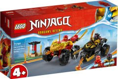 LEGO NINJAGO Kai ve Ras'ın Araba ve Motosiklet Savaşı 71789