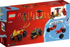 LEGO NINJAGO Kai ve Ras'ın Araba ve Motosiklet Savaşı 71789