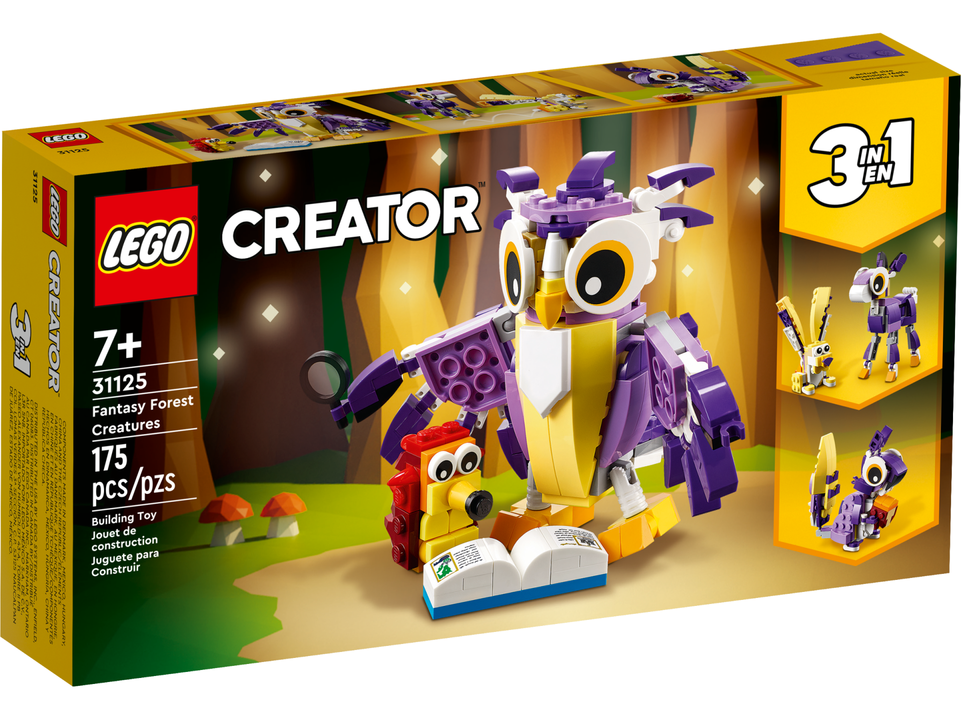 LEGO  Creator 3’ü 1 arada Fantastik Orman Yaratıkları 31125