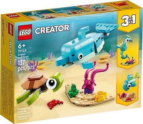 LEGO  Creator 3’ü 1 Arada Yunus ve Kaplumbağa 31128
