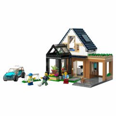 LEGO City Aile Evi ve Elektrikli Araba 60398