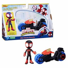 Spider And Hıs Amazıng Frıends Motorsiklet Ve Figür Spidey F7460