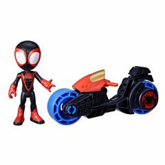 Spider And Hıs Amazıng Frıends Motorsiklet Ve Figür Spidey F7460