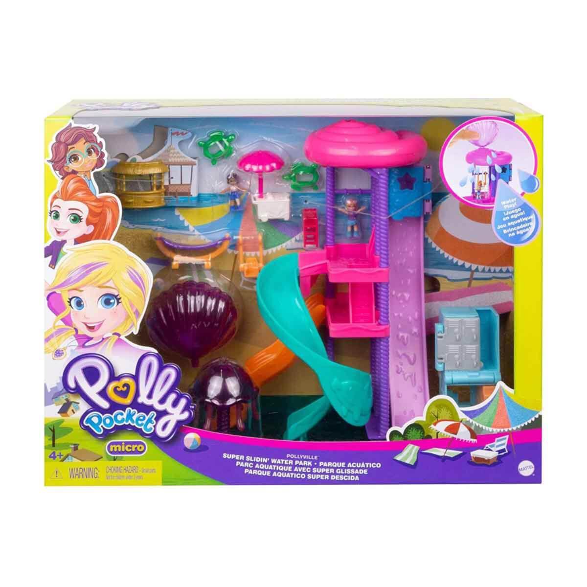 Polly Pocket Pollyville Kaydıraklı Su Parkı GNG65