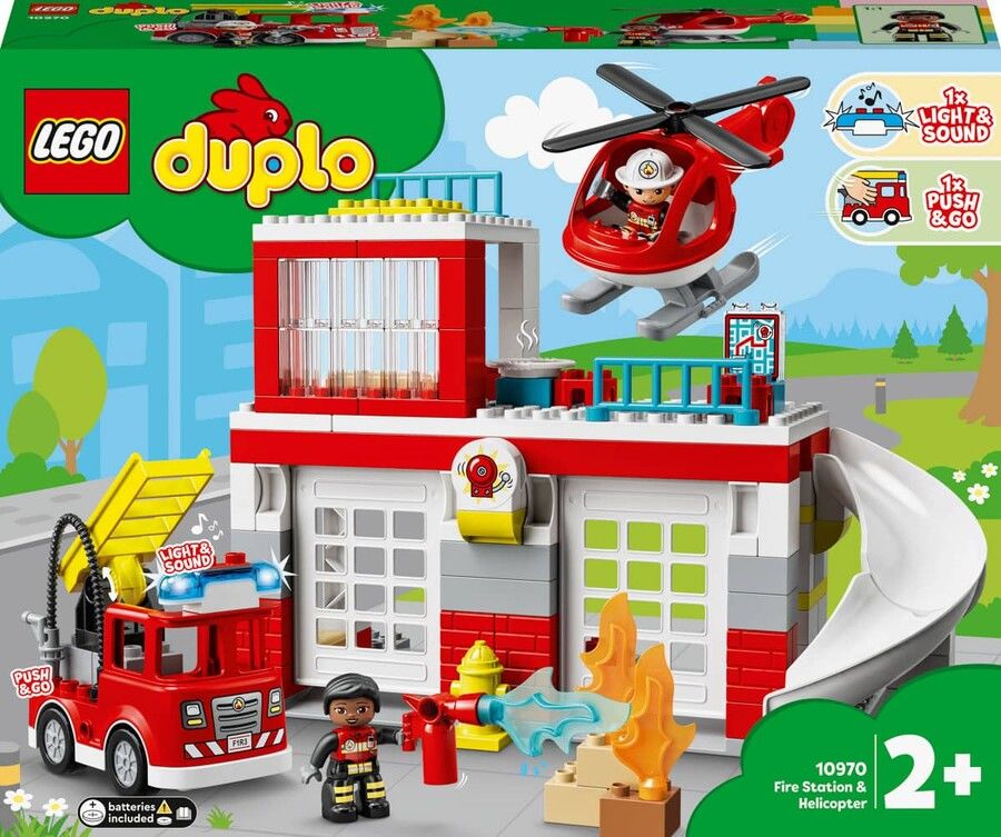 LEGO DUPLO Kurtarma İtfaiye Merkezi ve Helikopter 10970