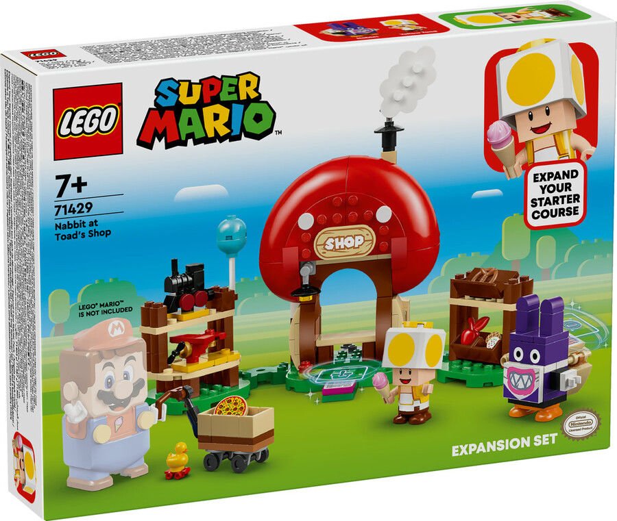 LEGO Super Mario Nabbit Toad'un Dükkanında Ek Macera Seti 71429