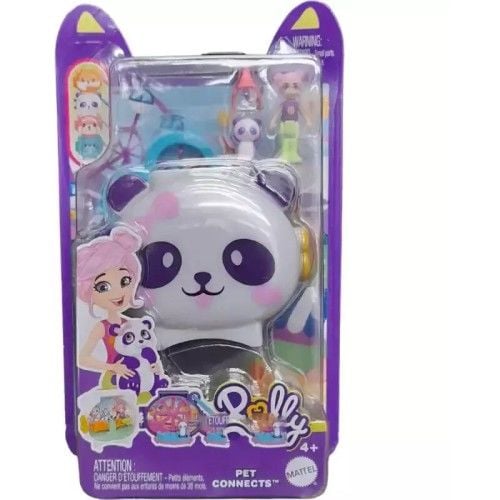 Polly Pocket Mini Pet Collection Locket Panda Çantaya Takılabilir GYV99 / HRD38