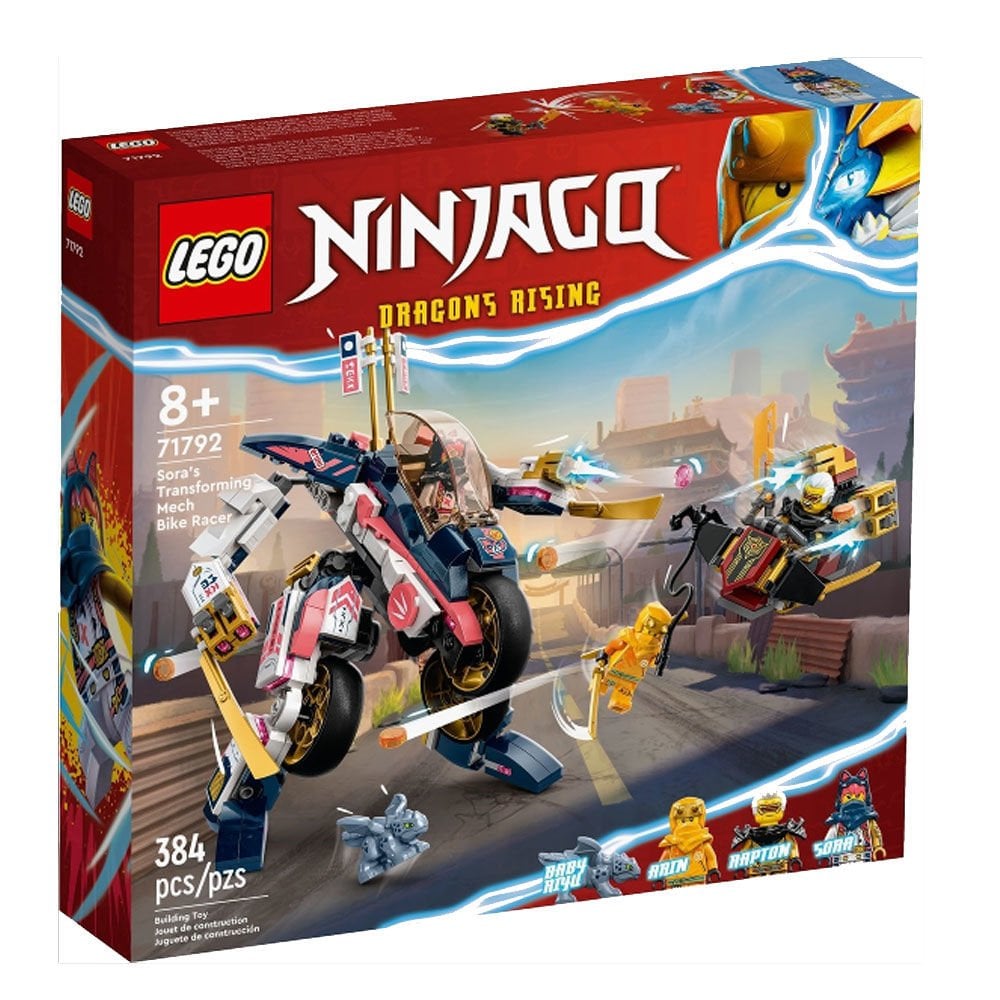 LEGO NINJAGO  Sora'nın Dönüşen Robot Motosiklet Yarışçısı 71792