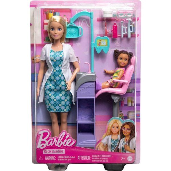 Barbie Diş Doktoru Bebek Ve Oyun Seti HKT69