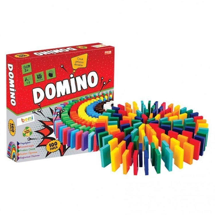Bemi Oyun Domino 100 Parça