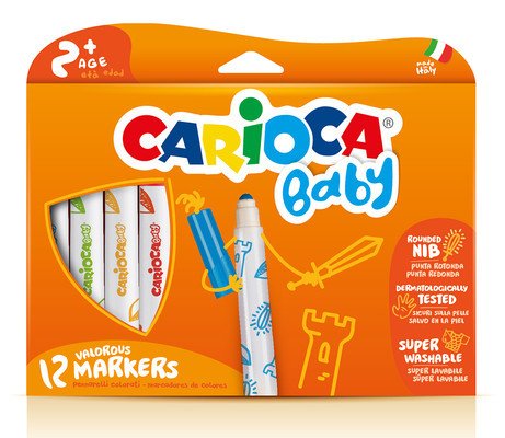 CARİOCA JUMBO BEBEK SÜPER YIKANABİLİR KEÇELİ BOYA