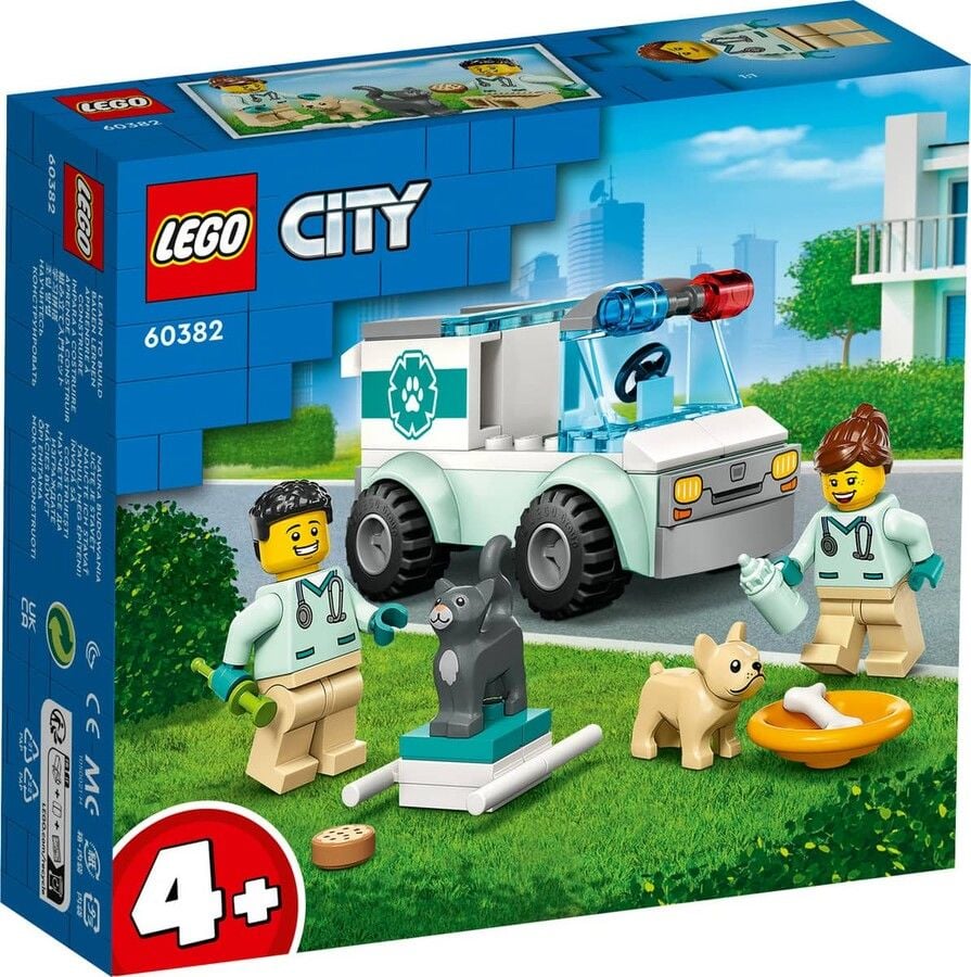 LEGO  City Veteriner Kurtarma Aracı 60382