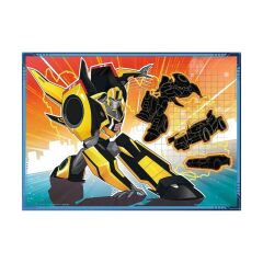 Trefl Puzzle Çocuk 207 Parça 4 in 1 Transformers Transformation Time