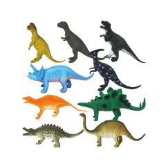 SUNMAN Dinozorların Dünyası Poşetli 9'lu Hayvan Oyun Seti