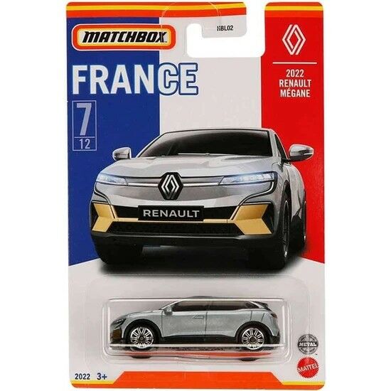 Matchbox Fransa Araçları Serisi 2022 Renault Mégane HFH74