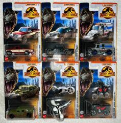 Matchbox Jurassic World Araçlar 6'lı Set FMW90