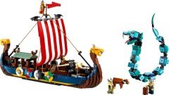 LEGO Creator 3 ü 1 Arada Viking Gemisi ve Midgard Yılanı 31132