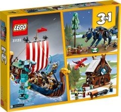 LEGO Creator 3 ü 1 Arada Viking Gemisi ve Midgard Yılanı 31132