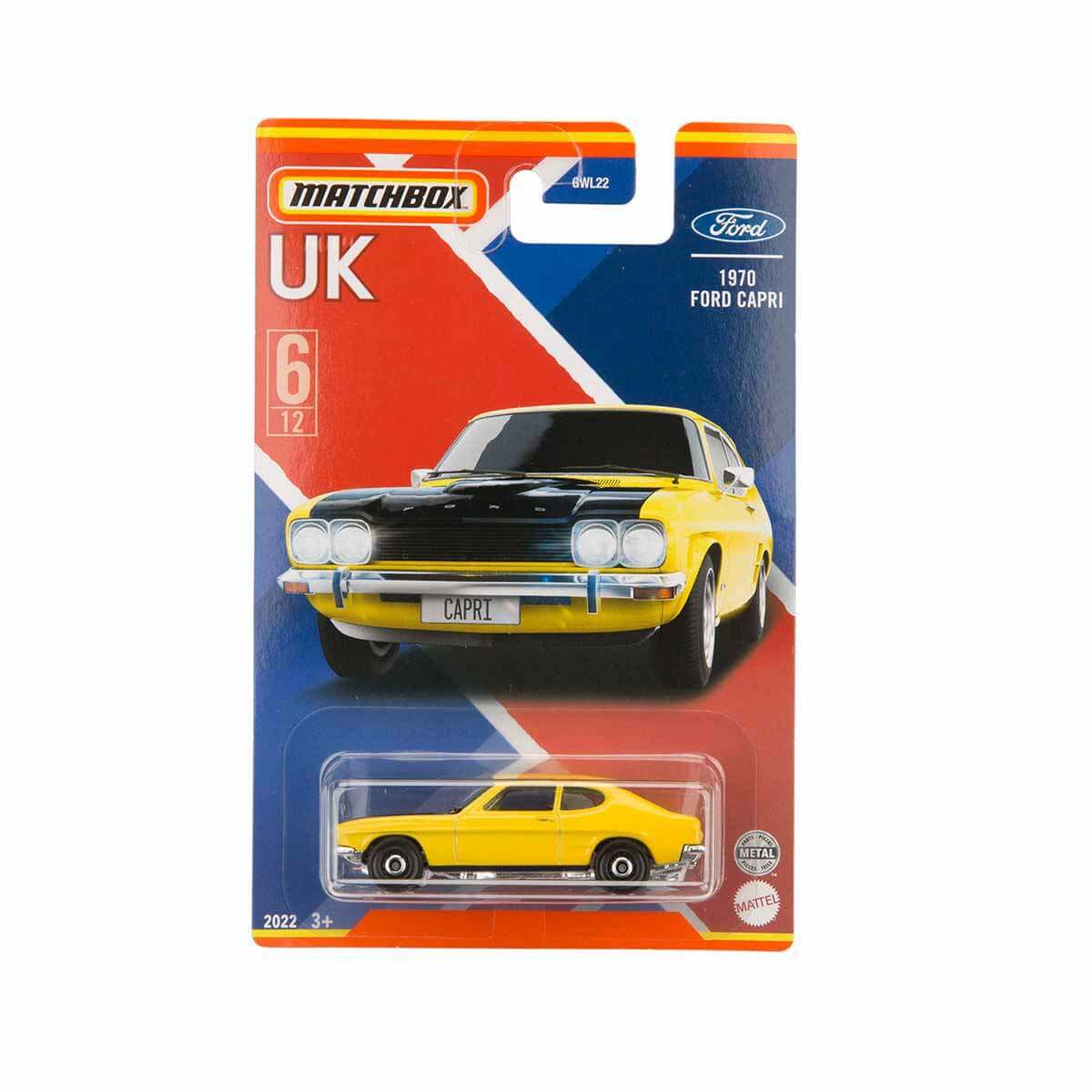 MATCHBOX İngiltere Araçları Serisi HFH61- 1970 Ford Capri