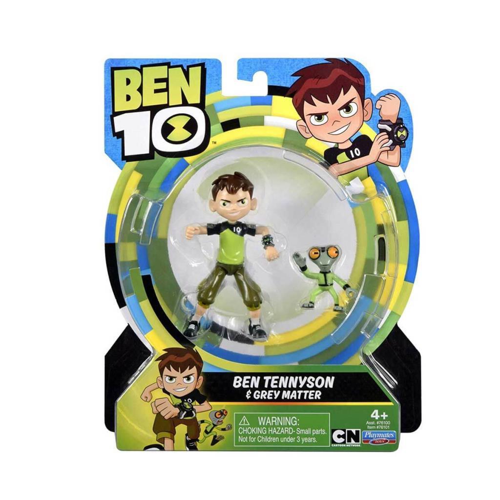 Ben 10 Aksiyon Figürler S1W14 BEN68000 - Ben Tennyson&Grey Matter