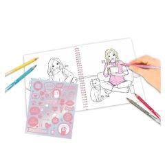 TOPModel Colouring Book CUTIE STAR 612434