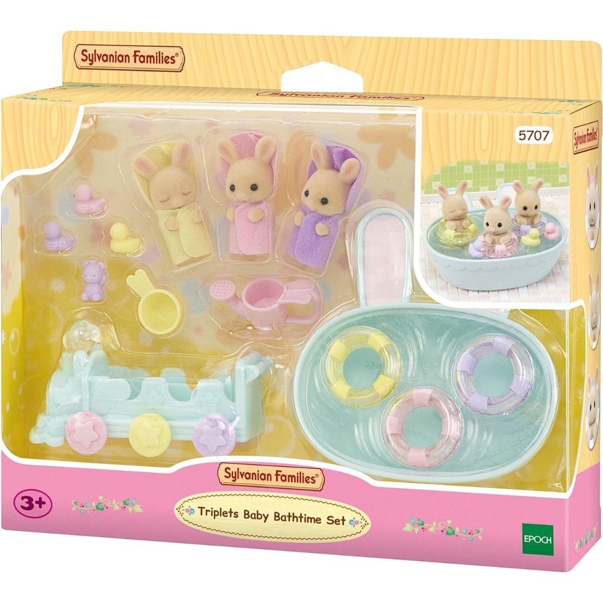 Sylvanian Families Üçüzler Banyo Seti 5707