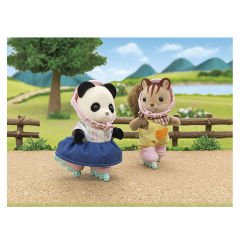 Sylvanian Families Bisiklet ve Paten Seti Panda Kız 5652