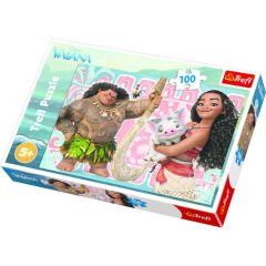 Trefl Puzzle Çocuk 100 Parça Moana And Friends Disney