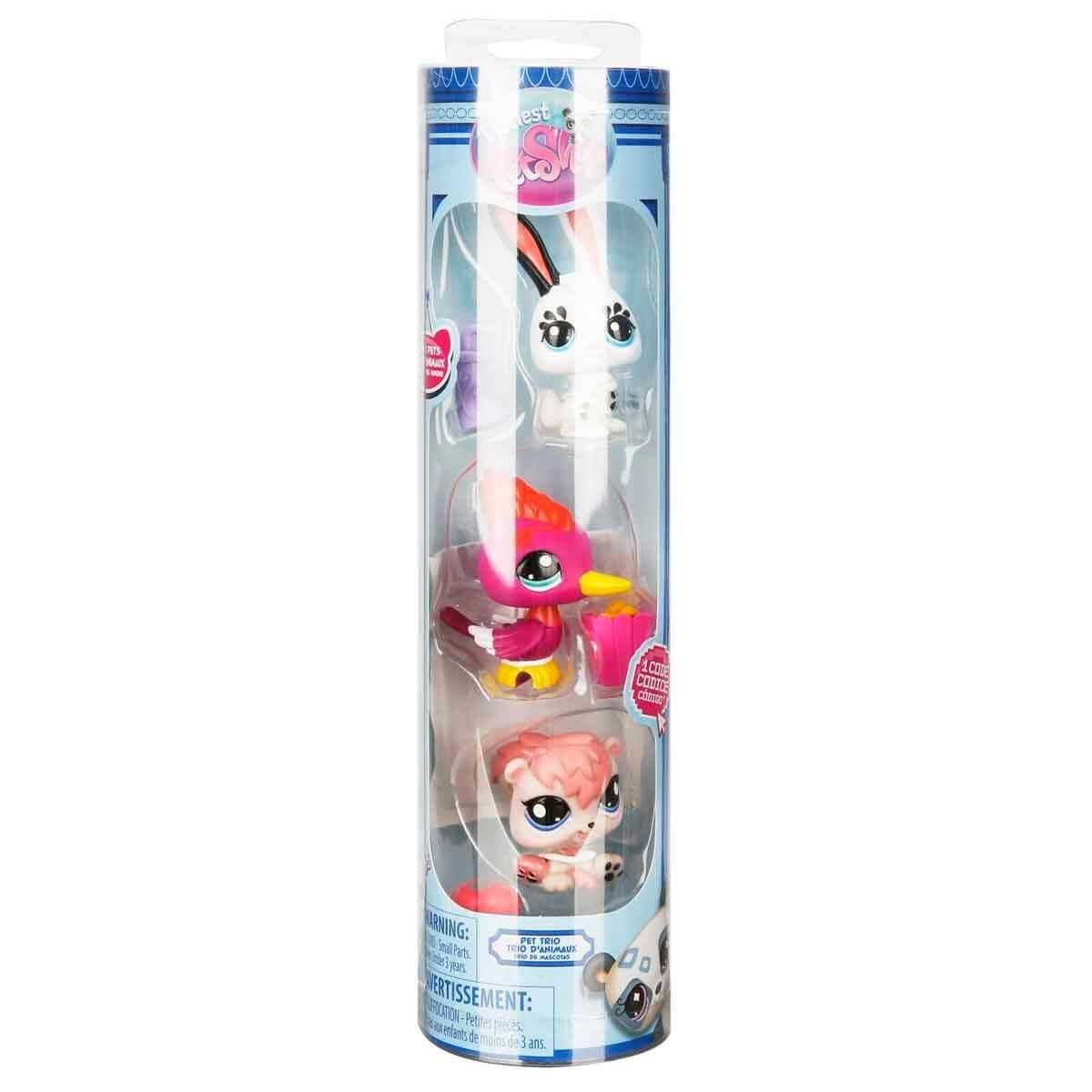 Littlest Pet Shop Minişler 3’lü Figür Seti S2  Tavşan  Ağaçkakan Sincap