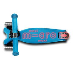 Micro Maxi Micro Deluxe LED 3 Tekerlekli Scooter Aqua