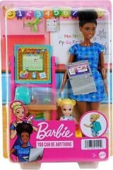 Barbie Ben Büyüyünce Oyun Seti Öğretmen Siyah Saçlı HCN20