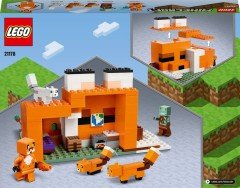 LEGO Minecraft Tilki Kulübesi 21178