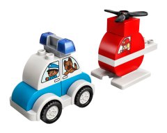 Lego Duplo İtfaiye Helikopter ve Polis 10957