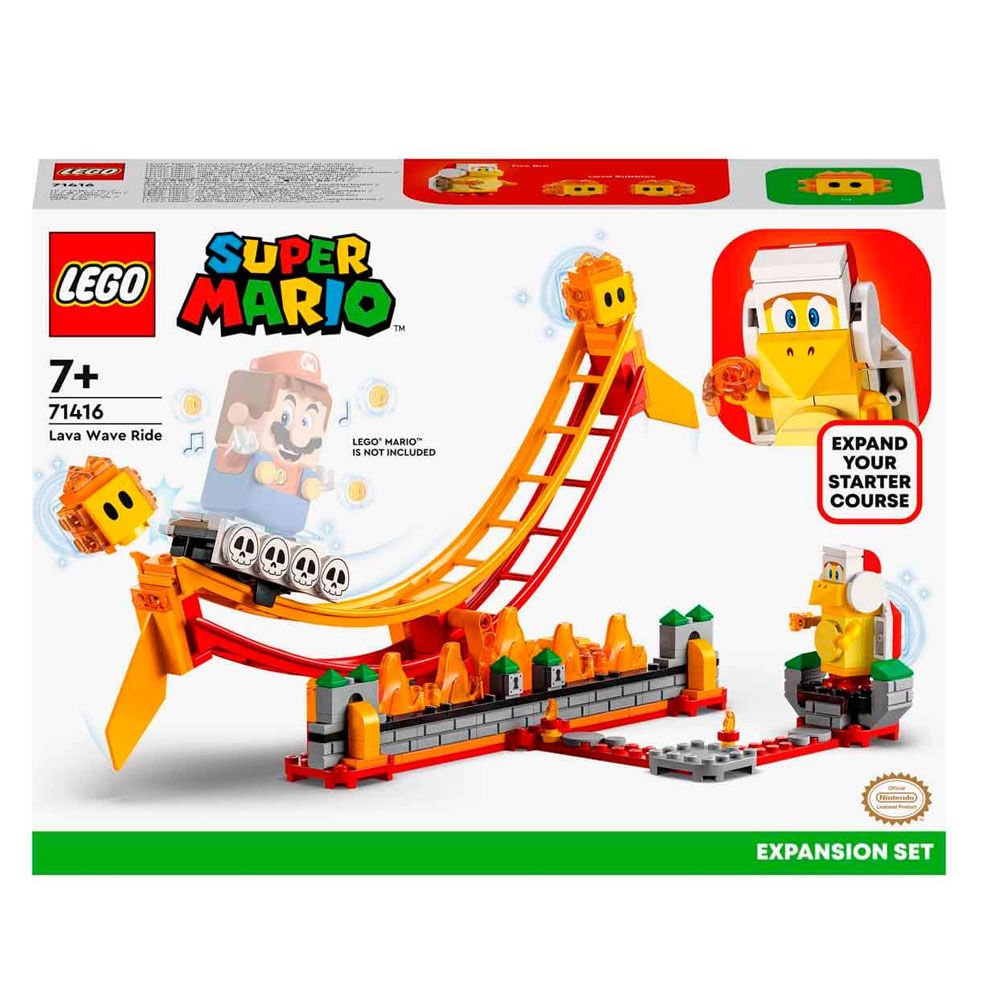 LEGO Super Mario Lava Wave Ride Ek Macera Seti 71416