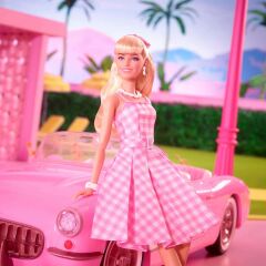 Barbie Filmi Barbie Pembe Elbiseli Bebek HPJ96