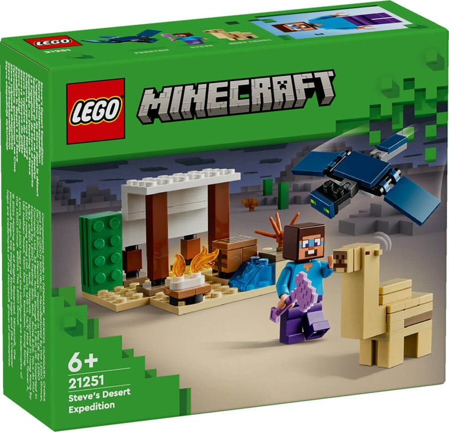 LEGO Minecraft Steve'in Çöl Keşfi 21251