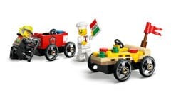 LEGO City Pizza Arabası İtfaiye Kamyonuna Karşı Yarış Arabası Paketi Yarış Seti 60458