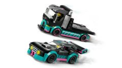 LEGO City Yarış Arabası ve Araba Taşıyıcı Kamyon 60406