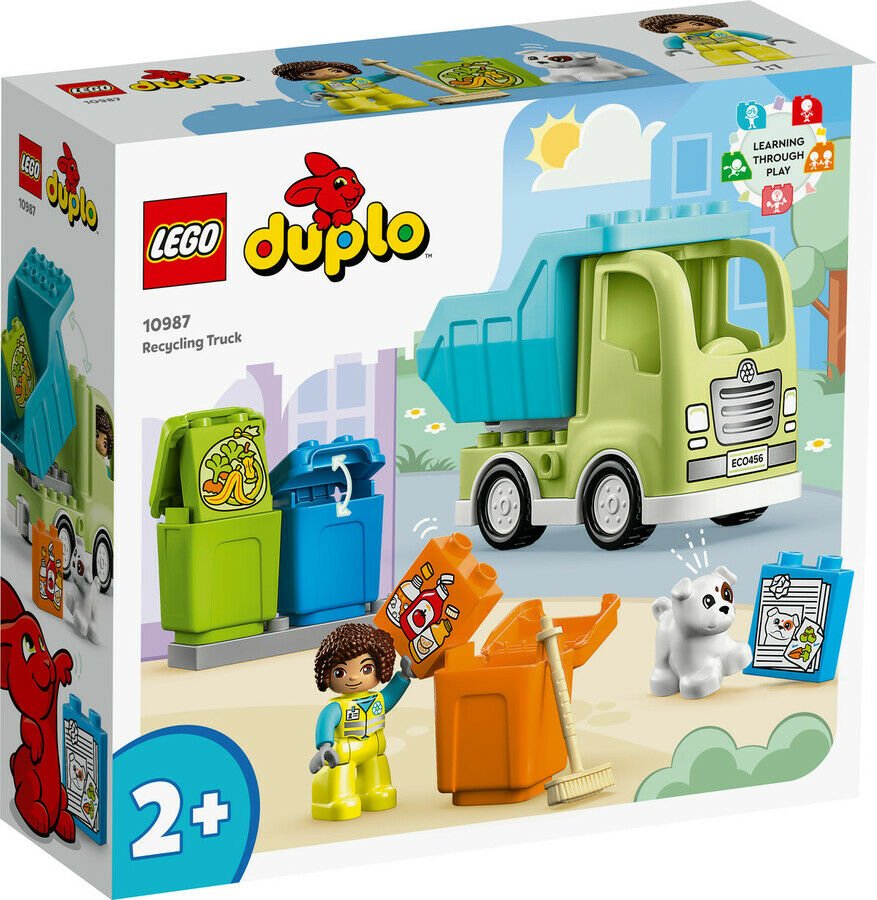 LEGO  DUPLO Kasabası Geri Dönüşüm Kamyonu 10987