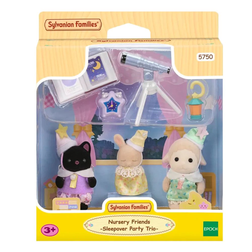 Sylvanian Families Anaokulu Arkadaşları Pijama Partisi Üçlüsü 5750